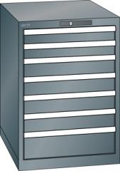 Schubladenschrank 7 Schubladen 564x725x800 NCS S 6502-B Lista 27x36E 78.136.050