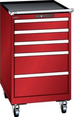 Schubladenschrank 5 Schubladen 564x725x990 RAL 3003 Lista 27x36E 78.158.070