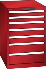 Schubladenschrank 7 Schubladen 564x725x850 RAL 3003 Lista 27x36E 78.148.070