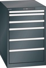 Schubladenschrank 6 Schubladen 564x725x850 NCS S 9000-N Lista 27x36E 78.144.060