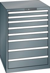 Schubladenschrank 8 Schubladen 717x725x1000 NCS S 6502-B Lista 36x36E 14.506.050
