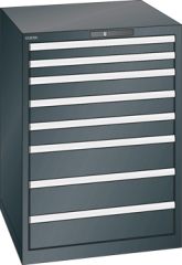 Schubladenschrank 8 Schubladen 717x725x1000 NCS S 9000-N Lista 36x36E 78.179.060