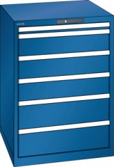 Schubladenschrank 6 Schubladen 717x725x1000 RAL 5010 Lista 36x36E 78.171.090