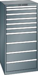 Schubladenschrank 10 Schubladen 717x725x1450 NCS S 6502-B Lista 36x36E 78.313.050