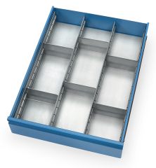 Schubladen-Einteilungs-Set - Zubehr - fr 1 Schublade 700 mm tief
