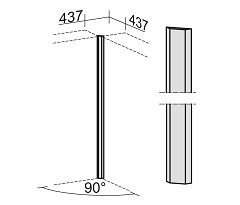 90 Eckverbinder fr 6 Ordnerhhen, Wei