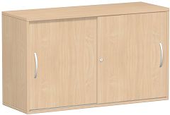 Anstell-Schiebetrenschrank Oberboden 25 mm, mit Stellfen, abschliebar, 1200x425x720, Buche/Buche