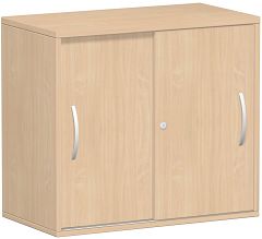 Anstell-Schiebetrenschrank Oberboden 25 mm, mit Stellfen, abschliebar, 800x425x720, Buche/Buche