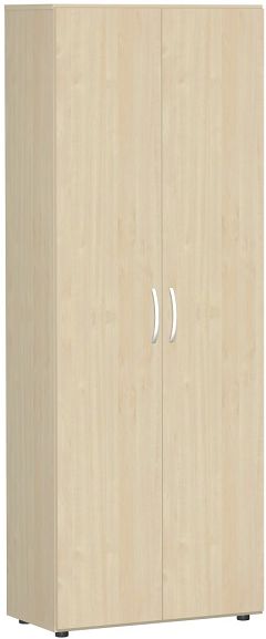 Flgeltrenschrank mit Standfen, inkl. Trdmpfer, nicht abschliebar, 800x420x2160, Ahorn/Ahorn