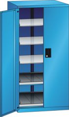 Schubladenschrank Flgeltren 717x753x1450 RAL 5012 Lista 36x36E 78.225.010