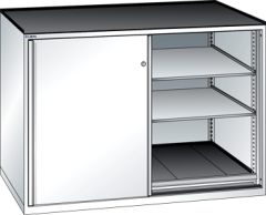 Schubladenschrank Schiebetren 1430x780x1020 RAL 9010 Lista 36x36E 79.485.110