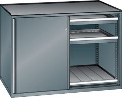 Schubladenschrank Schiebetren 1430x780x1020 NCS S 6502-B Lista 36x36E 79.482.050