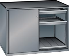 Schubladenschrank Schiebetren 1430x780x1020 NCS S 4502-B Lista 36x36E 79.482.080