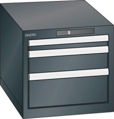 Schubladenschrank 3 Schubladen 411x572x383 NCS S 9000-N Lista 18x27E 78.406.060