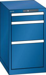 Schubladenschrank 3 Schubladen 411x572x700 RAL 5010 Lista 18x27E 78.419.090