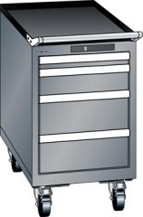 Schubladenschrank 4 Schubladen 411x725x723 NCS S 4502-B Lista 18x36E 78.454.080