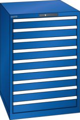 Schubladenschrank 9 Schubladen 717x725x1000 RAL 5005 Lista 36x36E 78.649.100