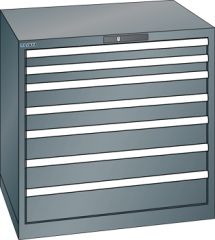 Schubladenschrank 7 Schubladen 870x725x850 NCS S 6502-B Lista 45x36E 78.693.050