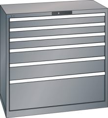 Schubladenschrank 6 Schubladen 1023x572x1000 NCS S 4502-B Lista 54x27E 78.755.080