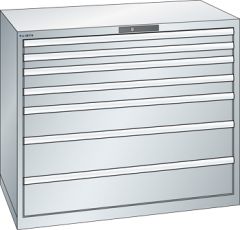 Schubladenschrank 7 Schubladen 1193x725x1000 RAL 7035 Lista 64x36E 78.826.020