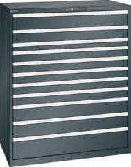 Schubladenschrank 11 Schubladen 1193x725x1450 NCS S 9000-N Lista 64x36E 78.841.060