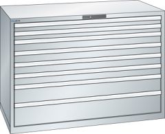 Schubladenschrank 8 Schubladen 1431x725x1000 RAL 7035 Lista 78x36E 78.863.020
