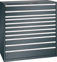 Schubladenschrank 11 Schubladen 1431x725x1450 NCS S 9000-N Lista 78x36E 78.870.060