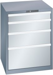 Schubladenschr 4 Schubl. 717x725x850 Korp.NCS S 6502-B Front RAL 7035 Lista 36x36E 79.499.521