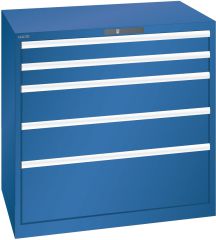 Schubladenschrank 5 Schubl. 1023x725x1000 RAL 5010 Lista 54x36E 79.392.090