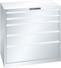 Schubladenschrank 5 Schubl. 1023x725x1000 RAL 9010 Lista 54x36E 79.392.110