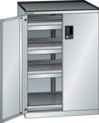 Schubladenschrank Flgeltren 717x600x1020 RAL 7035 Lista 36x27E 79.409.020