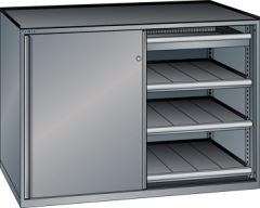 Schubladenschrank Schiebetren 1430x627x1020 NCS S 4502-B Lista 36x27E 79.424.080