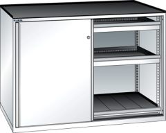 Schubladenschrank Schiebetren 1430x627x1020 RAL 9010 Lista 36x27E 79.427.110