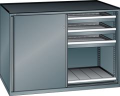 Schubladenschrank Schiebetren 1430x627x1020 NCS S 6502-B Lista 36x27E 79.429.050