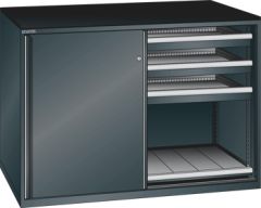 Schubladenschrank Schiebetren 1430x627x1020 NCS S 9000-N Lista 36x27E 79.429.060