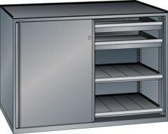 Schubladenschrank Schiebetren 1430x627x1020 NCS S 4502-B Lista 36x27E 79.433.080