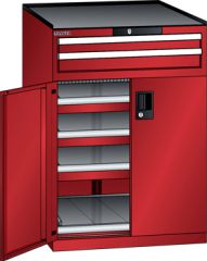 Schubladenschrank Flgeltren 717x753x1020 RAL 3003 Lista 36x36E 79.467.070