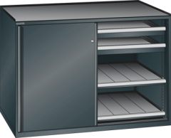 Schubladenschrank Schiebetren 1430x780x1020 NCS S 9000-N Lista 36x36E 79.478.060