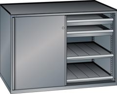 Schubladenschrank Schiebetren 1430x780x1020 NCS S 4502-B Lista 36x36E 79.479.080