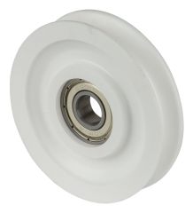 Seilrolle A35.060, Produkttyp: Rder, Material/Art des Radkrpers: Kunststoff, Lager: Kugellager,  Rad:  65/55 mm, Tragkraft: 137 kg