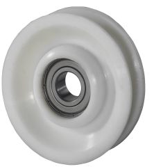 Seilrolle A35.079, Produkttyp: Rder, Material/Art des Radkrpers: Kunststoff, Lager: Kugellager,  Rad:  78/66 mm, Tragkraft: 245 kg