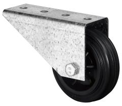 Torbockrolle E31.080, Produkttyp: Bockrollen, � Rad:  80 mm, Tragkraft: 50 kg, Gummirad