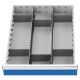 Schubladeneinteilung R 18-24 mit Metalleinteilung für Front 150 mm