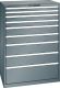 Schubladenschrank 9 Schubladen 1023x725x1450 NCS S 6502-B Lista 54x36E 78.191.050