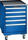 Schubladenschrank 5 Schubladen 564x572x890 RAL 5005 Lista 27x27E 14.249.100
