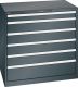 Schubladenschrank 6 Schubladen 1023x725x1000 NCS S 9000-N Lista 54x36E 78.291.060