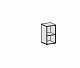 Regal mit Standfen, 400x400x752, Buche