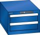 Schubladenschrank 2 Schubladen 411x572x283 RAL 5005 Lista 18x27E 78.403.100