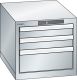 Schubladenschrank 3 Schubladen 411x572x383 RAL 7035 Lista 18x27E 78.408.020