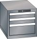 Schubladenschrank 3 Schubladen 411x572x383 NCS S 4502-B Lista 18x27E 78.408.080